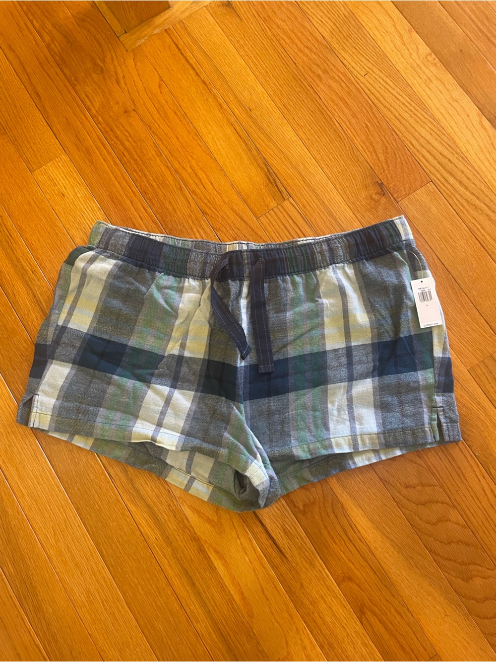 Old Navy Plaid Shorts in Blue, Green & Gray